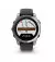 Смарт-часы GARMIN Fenix E 47mm AMOLED Stainless Steel with Black Silicone Band (010-03025-02/00)