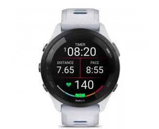 Смарт-часы GARMIN Forerunner 265 Black Bezel w. Whitestone Case and Whitestone/Tidal Blue S. Band (010-02810-01/11/51)