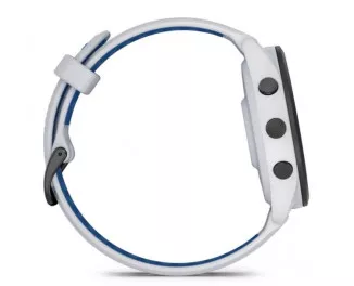 Смарт-часы GARMIN Forerunner 265 Black Bezel w. Whitestone Case and Whitestone/Tidal Blue S. Band (010-02810-01/11/51)