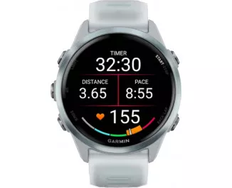Смарт-годинник GARMIN Forerunner 570 42mm Cloud Blue Aluminum w. Translucent Whitestone/Cloud Blue Band (010-02970-01)