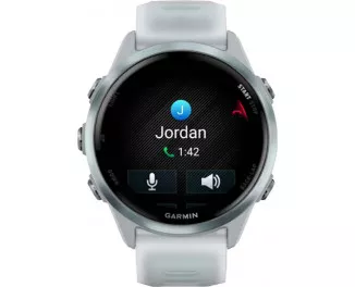 Смарт-годинник GARMIN Forerunner 570 42mm Cloud Blue Aluminum w. Translucent Whitestone/Cloud Blue Band (010-02970-01)