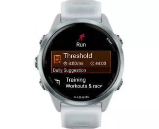 Смарт-годинник GARMIN Forerunner 570 42mm Cloud Blue Aluminum w. Translucent Whitestone/Cloud Blue Band (010-02970-01)
