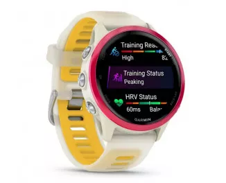 Смарт-годинник GARMIN Forerunner 570 42mm Raspberry Aluminum w. Translucent Bone/Mango Band (010-02970-02)
