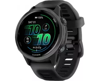 Смарт-годинник GARMIN Forerunner 570 42mm Slate Gray Aluminum w. Translucent Black/Black Band (010-02970-00)