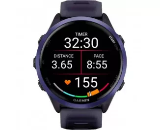 Смарт-часы GARMIN Forerunner 570 47mm Indigo Aluminium w. Translucent Imperial Purple/Indigo Band (010-02971-02)