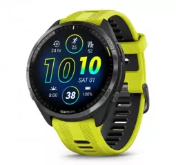 Смарт-часы GARMIN Forerunner 965 Carbon Gray Titanium Bezel w. Black Case and Amp Yell/Black (010-02809-02/12)