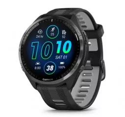 Смарт-часы GARMIN Forerunner 965 Carbon Gray Titanium Bezel w. Blk Case and Blk (010-02809-00/10)