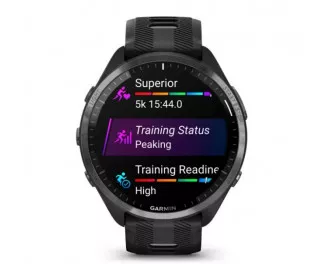 Смарт-годинник GARMIN Forerunner 965 Carbon Gray Titanium Bezel w. Blk Case and Blk (010-02809-00/10)