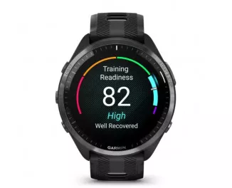 Смарт-часы GARMIN Forerunner 965 Carbon Gray Titanium Bezel w. Blk Case and Blk/Powder Gray S. Band (010-02809-10)