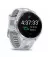 Смарт-годинник GARMIN Forerunner 965 Titanium Bezel w. Whiteston Case and Whiteston/Powder Gray S. Band (010-02809-01/11)
