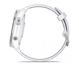 Смарт-годинник GARMIN Forerunner 965 Titanium Bezel w. Whiteston Case and Whiteston/Powder Gray S. Band (010-02809-01/11)
