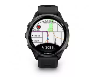Смарт-годинник GARMIN Forerunner 970 Carbon Gray DLC Titanium w. Black Case and Black/Translucent W. Band (010-02969-00/10)