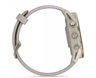 Смарт-годинник GARMIN Forerunner 970 Soft Gold Titanium w. French Gray C. and French Gray/T. Indigo Band (010-02969-02/12)