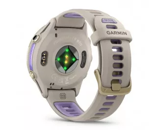 Смарт-годинник GARMIN Forerunner 970 Soft Gold Titanium w. French Gray C. and French Gray/T. Indigo Band (010-02969-02/12)