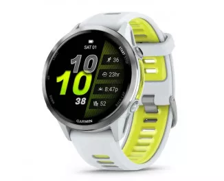 Смарт-часы GARMIN Forerunner 970 Titanium w. Whitestone Case and Whitestone/T. Amp Yellow Band (010-02969-11)