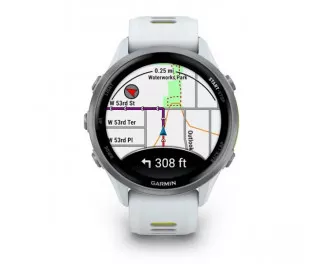 Смарт-годинник GARMIN Forerunner 970 Titanium w. Whitestone Case and Whitestone/T. Amp Yellow Band (010-02969-11)