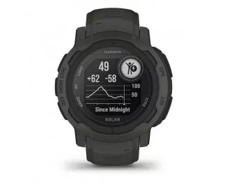 Смарт-часы GARMIN Instinct 2 Solar Graphite Gray (010-02627-00)