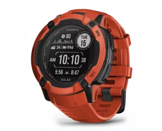 Смарт-часы GARMIN Instinct 2X Solar Flame Red (010-02805-11/01)