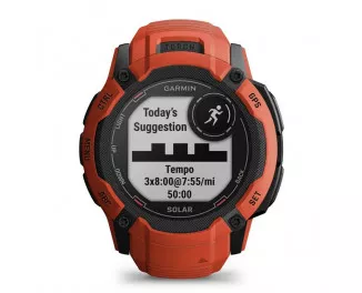 Смарт-часы GARMIN Instinct 2X Solar Flame Red (010-02805-11/01)