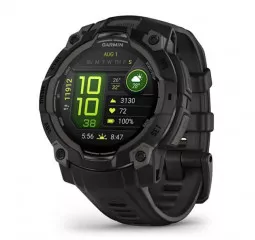 Смарт-часы GARMIN Instinct 3 45mm AMOLED Black with Black Band (010-02936-00/40)