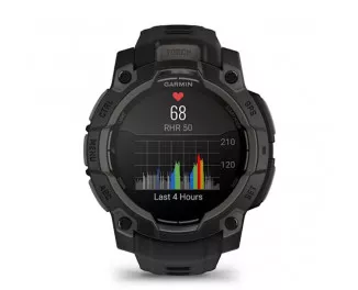 Смарт-годинник GARMIN Instinct 3 45mm AMOLED Black with Black Band (010-02936-00/40)