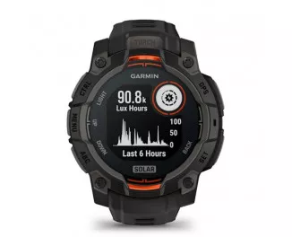 Смарт-годинник GARMIN Instinct 3 45mm Solar Black with Black Band (010-02934-00)