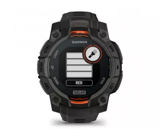 Смарт-годинник GARMIN Instinct 3 45mm Solar Black with Black Band (010-02934-00)