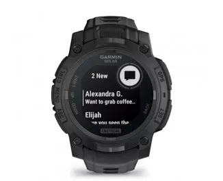 Смарт-годинник GARMIN Instinct 3 45mm Solar Tactical Edition Black with Black Band (010-02934-50)
