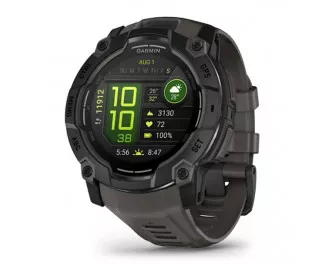 Смарт-часы GARMIN Instinct 3 50mm AMOLED Black with Charcoal Band (010-03020-00)