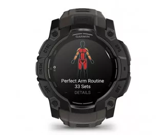 Смарт-часы GARMIN Instinct 3 50mm AMOLED Black with Charcoal Band (010-03020-00)
