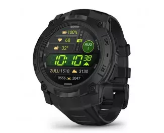 Смарт-часы GARMIN Instinct 3 50mm AMOLED Tactical Edition Black with Black Band (010-03020-50)