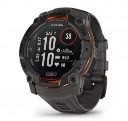 Смарт-часы GARMIN Instinct 3 50mm Solar Black with Charcoal Band (010-02935-00)