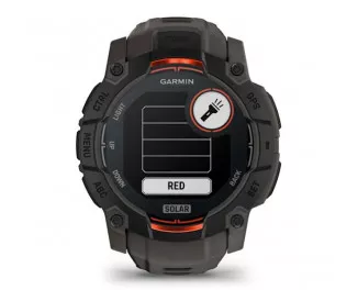 Смарт-годинник GARMIN Instinct 3 50mm Solar Black with Charcoal Band (010-02935-00)