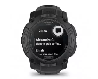 Смарт-годинник GARMIN Instinct 3 50mm Solar Tactical Edition Black with Black Band (010-02935-50)