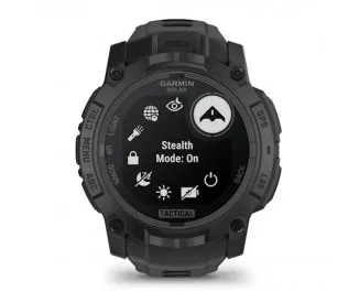Смарт-годинник GARMIN Instinct 3 50mm Solar Tactical Edition Black with Black Band (010-02935-50)
