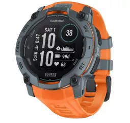 Смарт-часы GARMIN Instinct 3 50mm Solar Twilight with Solstice Band (010-02935-01)