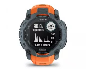 Смарт-годинник GARMIN Instinct 3 50mm Solar Twilight with Solstice Band (010-02935-01)