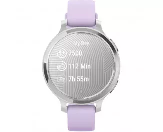 Смарт-часы GARMIN Lily 2 Active Silver with Purple Jasmine Silicone Band (010-02891-01)