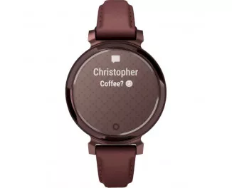 Смарт-часы GARMIN Lily 2 Classic Dark Bronze with Mulberry Leather Band (010-02839-03/61)