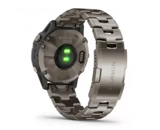 Смарт-часы GARMIN Quatix 6 Titanium Grey with Titanium Band (010-02158-95/94)