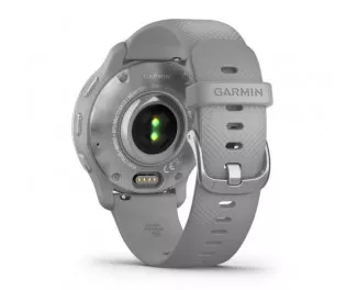 Смарт-часы GARMIN Venu 2 Plus Silver S. Steel Bezel w. Powder G. Case and S. Band (010-02496-00/10)