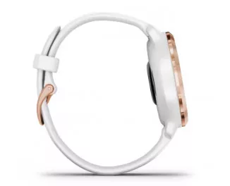 Смарт-часы GARMIN Venu 2S Rose Gold Bezel with White Case and Silicone Band (010-02429-13)