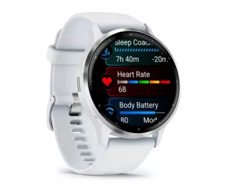 Смарт-годинник GARMIN Venu 3 Slate S. Steel Bezel w. Black Case and S. Band (010-02784-00)