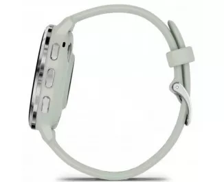 Смарт-часы GARMIN Venu 3S Silver S. Steel Bezel w. Sage Gray Case and S. Band (010-02785-01)