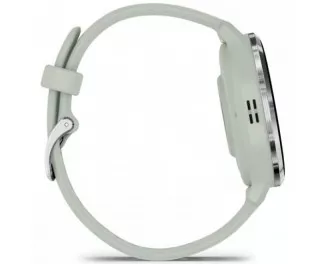 Смарт-часы GARMIN Venu 3S Silver S. Steel Bezel w. Sage Gray Case and S. Band (010-02785-01)