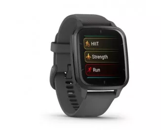 Смарт-годинник GARMIN Venu Sq 2 Slate Aluminum Bezel with Shadow Gray Case and Silicone Band (010-02701-00/10)