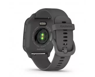 Смарт-годинник GARMIN Venu Sq 2 Slate Aluminum Bezel with Shadow Gray Case and Silicone Band (010-02701-00/10)