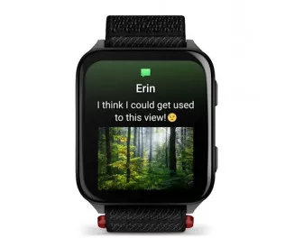 Смарт-годинник GARMIN Venu X1 Black with Slate Titanium Caseback and Black ComfortFit Nylon Band (010-02980-00/02)
