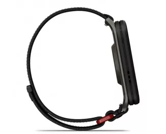 Смарт-годинник GARMIN Venu X1 Black with Slate Titanium Caseback and Black ComfortFit Nylon Band (010-02980-00/02)