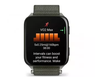 Смарт-годинник GARMIN Venu X1 Moss with Titanium Caseback and Moss ComfortFit Nylon Band (010-02980-01/03)